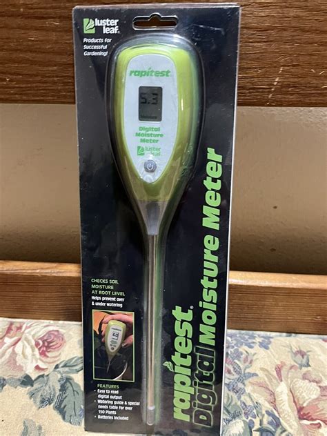 ebay luster leaf rapitest moisture meter|rapitest mini moisture tester chart.